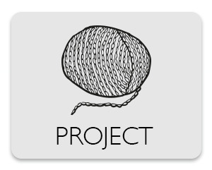 Shetland Sheepdog Crochet Project Button